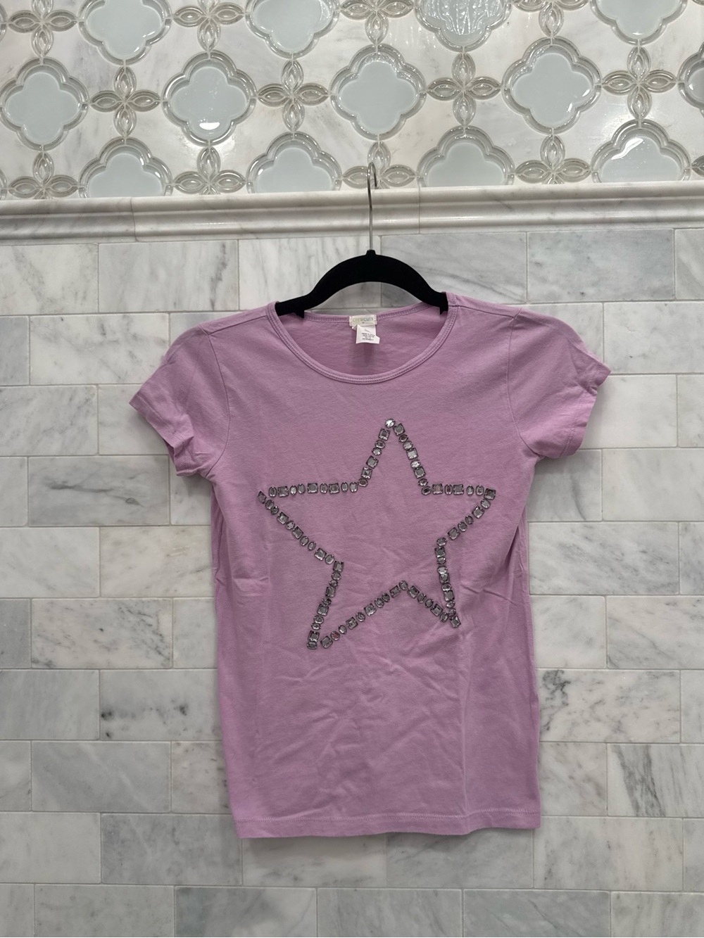 Crewcuts jeweled star tee, by J. Crew